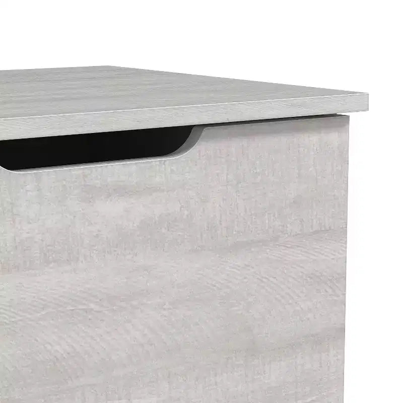 Galano Modern 2-Drawer Nightstand with Cutout Handles 18.7 W 15.7 D 23.7 H