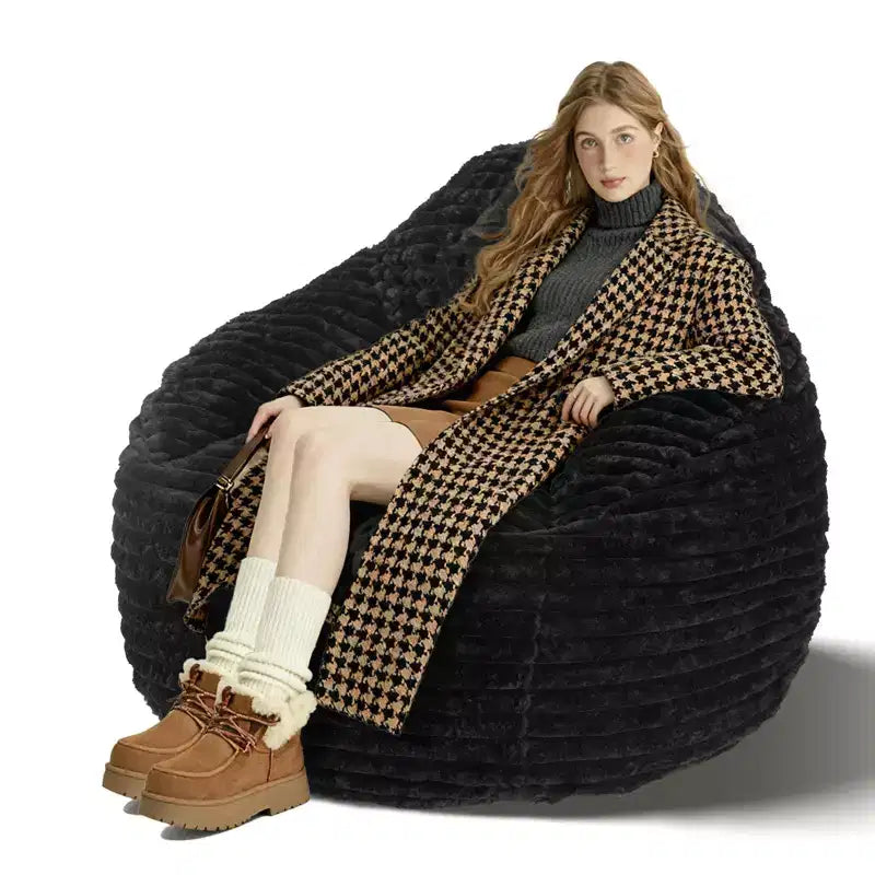 TUYOHW Oversized Bean Bag Sofa for Adults, Bean Bag Couch with Removable Cover&High-Density Foam, Comfy Chairfor Bedroom and Living Room