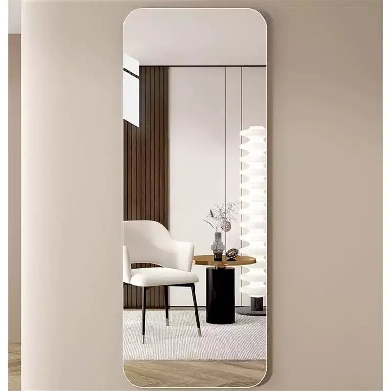 TUYOHW Modern Full Length Body Mirror for Bedroom,Dressing Room,Explosion-proof Standing Full Wall Mirror with Round Corner,64.9