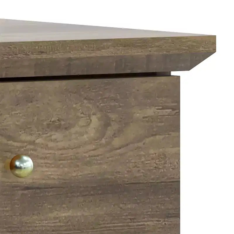 Galano End Table with Drawer and Cabinet Storage 22 W 14 D 25 H