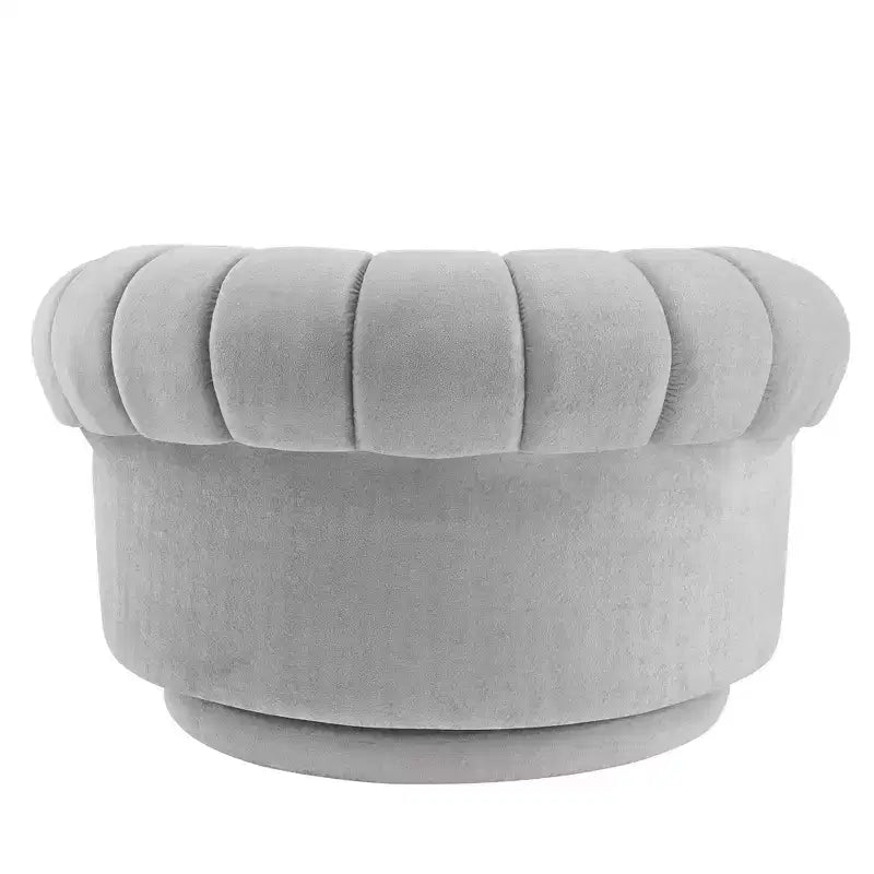 360 Swivel Round Accent Chair, Swivel Chair Sofa Chair Barrel Chair Round Club Chair for Living Room and Bedroom - ModernLuxe