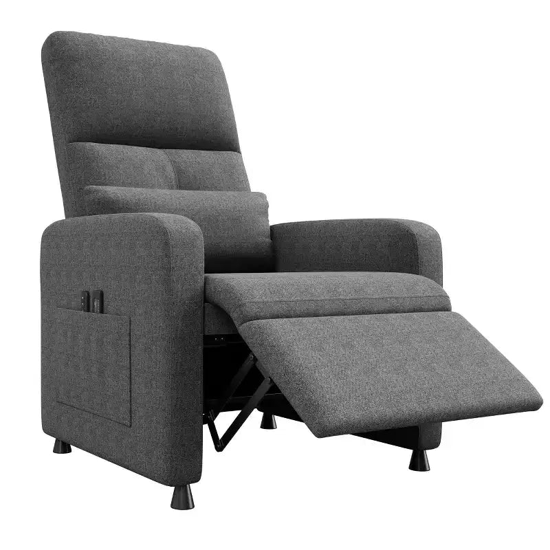 COZONY Adjustable Recliner Sofa Chair with USB Port, Tall Back, Padded Seat, 2 Side Pockets for Living Room Home Theater
