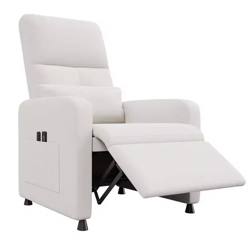 COZONY Adjustable Recliner Sofa Chair with USB Port, Tall Back, Padded Seat, 2 Side Pockets for Living Room Home Theater