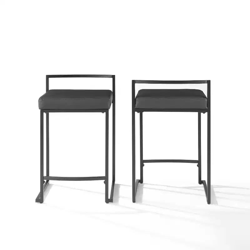 Set of 2 Harlowe Counter Height Barstools - Crosley