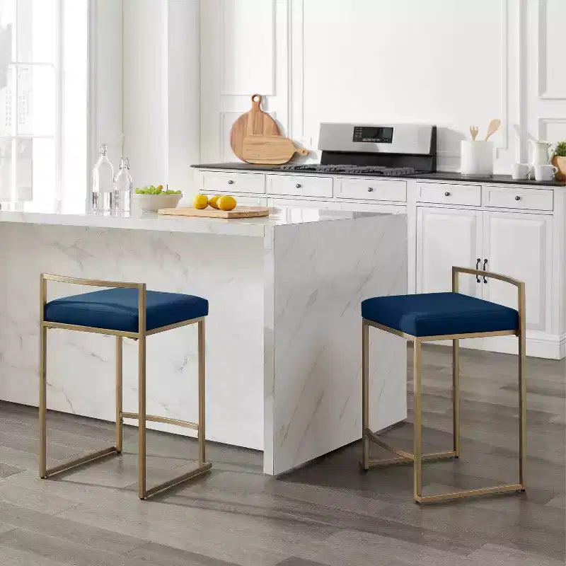 Set of 2 Harlowe Counter Height Barstools - Crosley