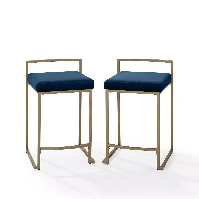 Set of 2 Harlowe Counter Height Barstools - Crosley