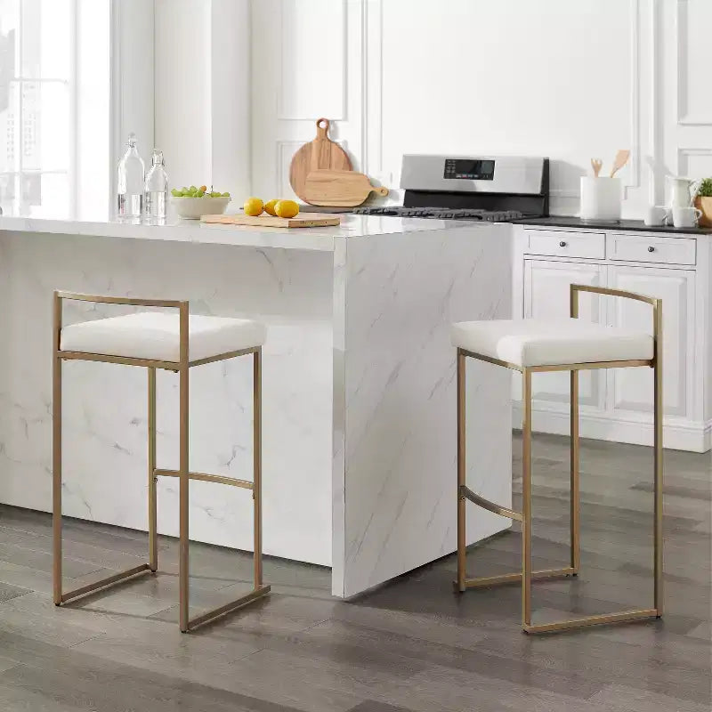 Set of 2 Harlowe Counter Height Barstools - Crosley