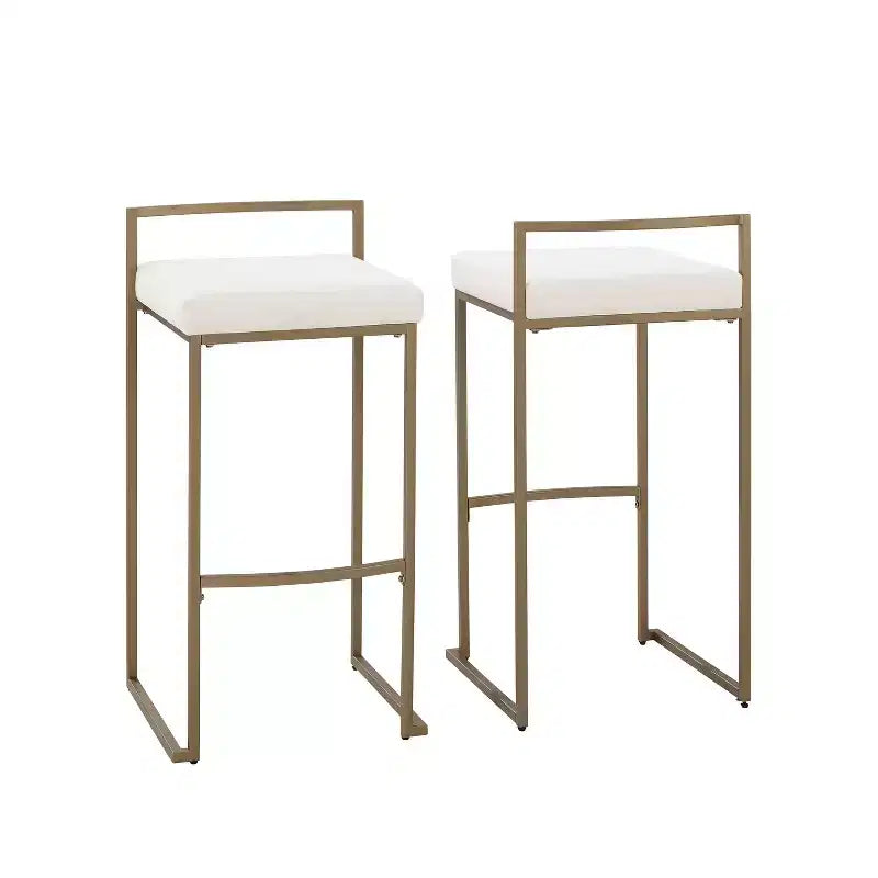 Set of 2 Harlowe Counter Height Barstools - Crosley