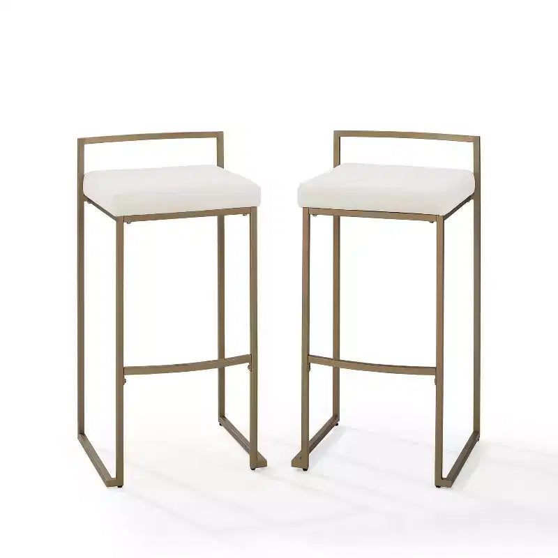 Set of 2 Harlowe Counter Height Barstools - Crosley