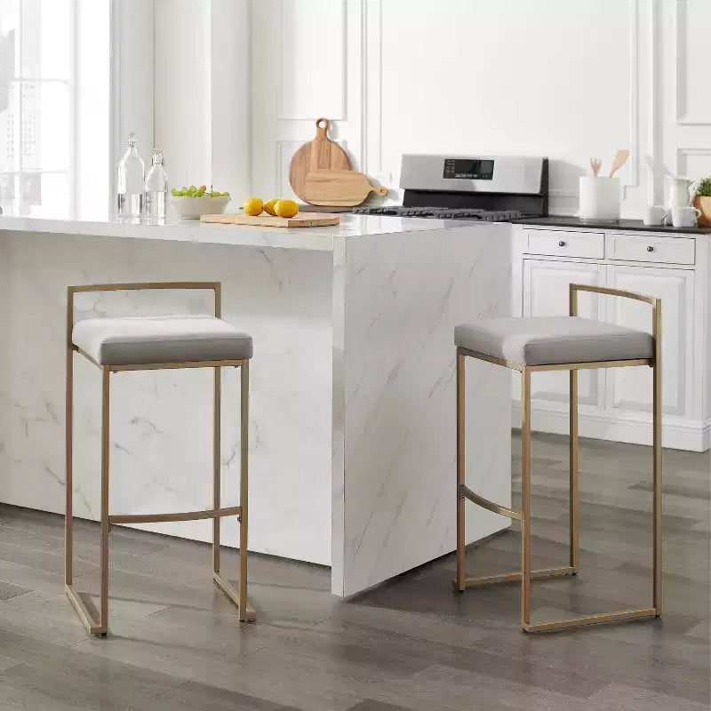 Set of 2 Harlowe Counter Height Barstools - Crosley