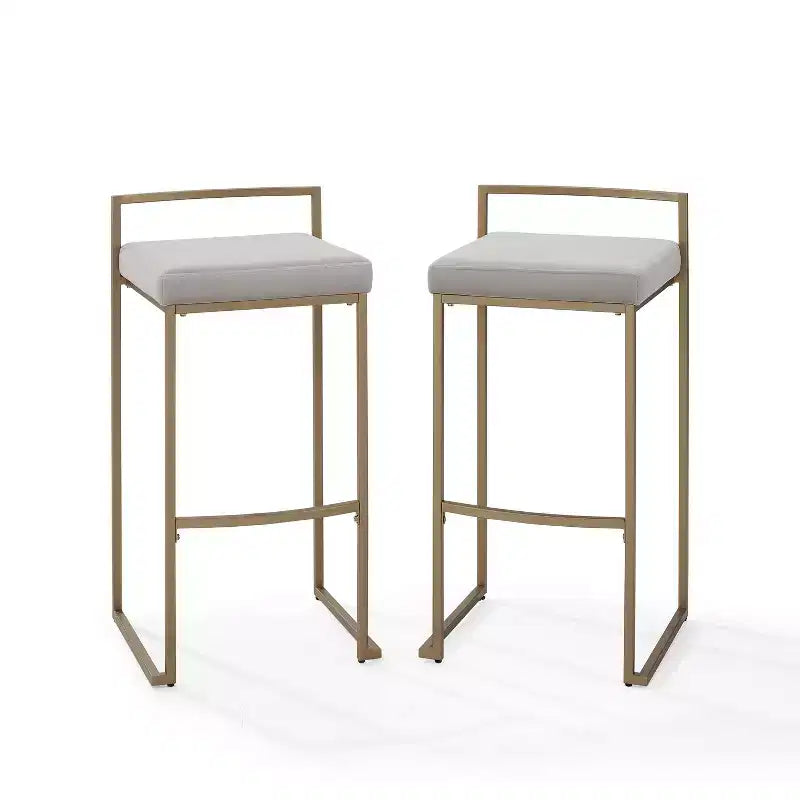Set of 2 Harlowe Counter Height Barstools - Crosley