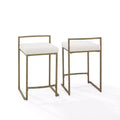 Set of 2 Harlowe Counter Height Barstools - Crosley