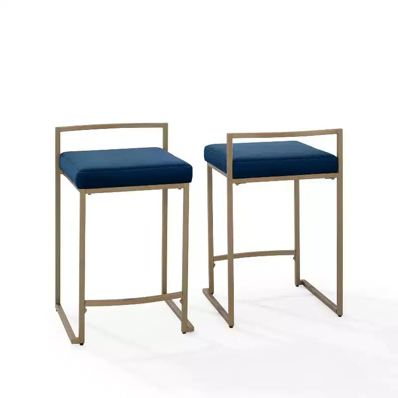 Set of 2 Harlowe Counter Height Barstools - Crosley