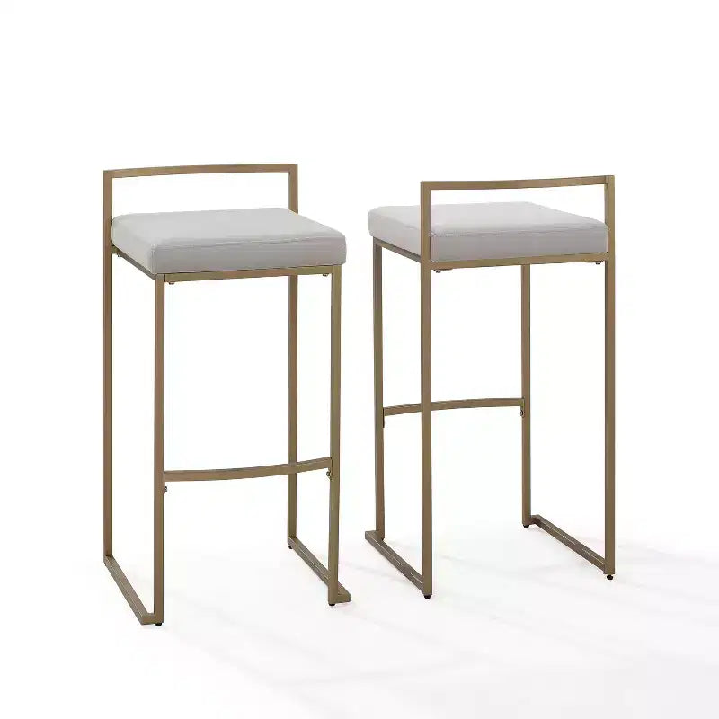 Set of 2 Harlowe Counter Height Barstools - Crosley