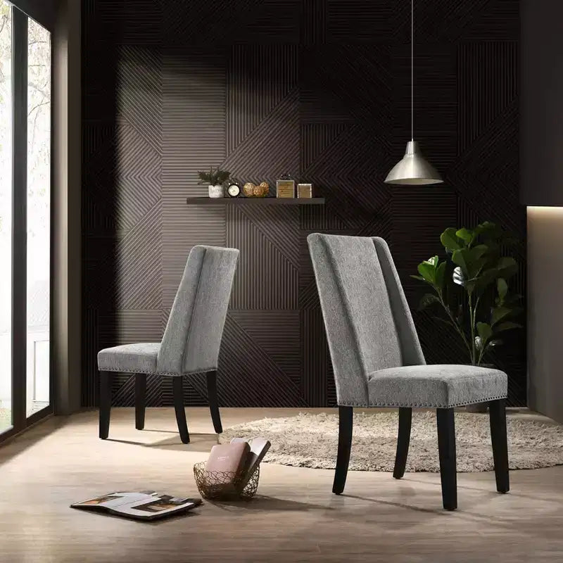 Carolina Living Set of 2 Laurant Upholstered Dining Chairs
